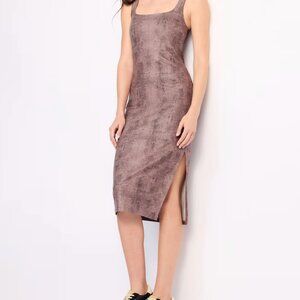 Beyond Yoga Softmark Printed Icon Midi Dress NWT